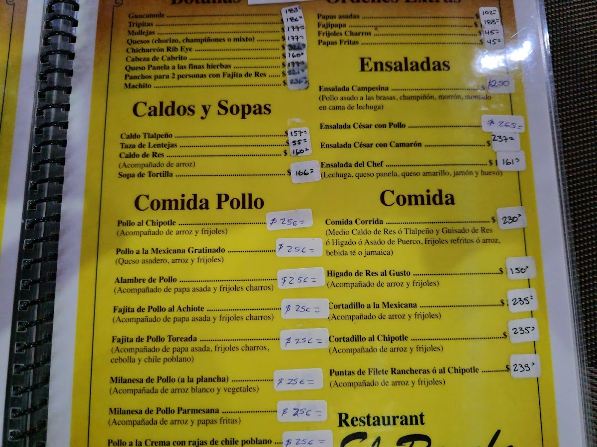 El Rancho Restaurante Menu - Image 6
